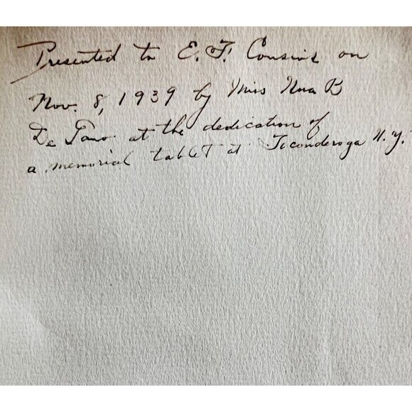 Hon Clayton Harris Delano Memorial 1939 RARE 1/50 Signed & Photo Program PB WHBS - Picture 6 of 16